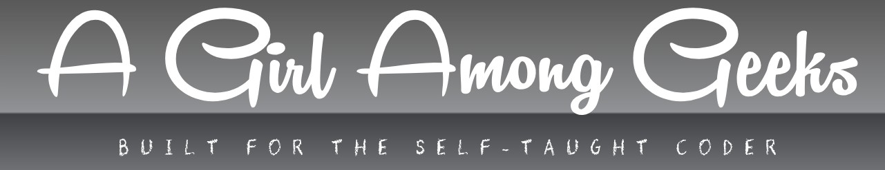 A Girl Among Geeks Logo